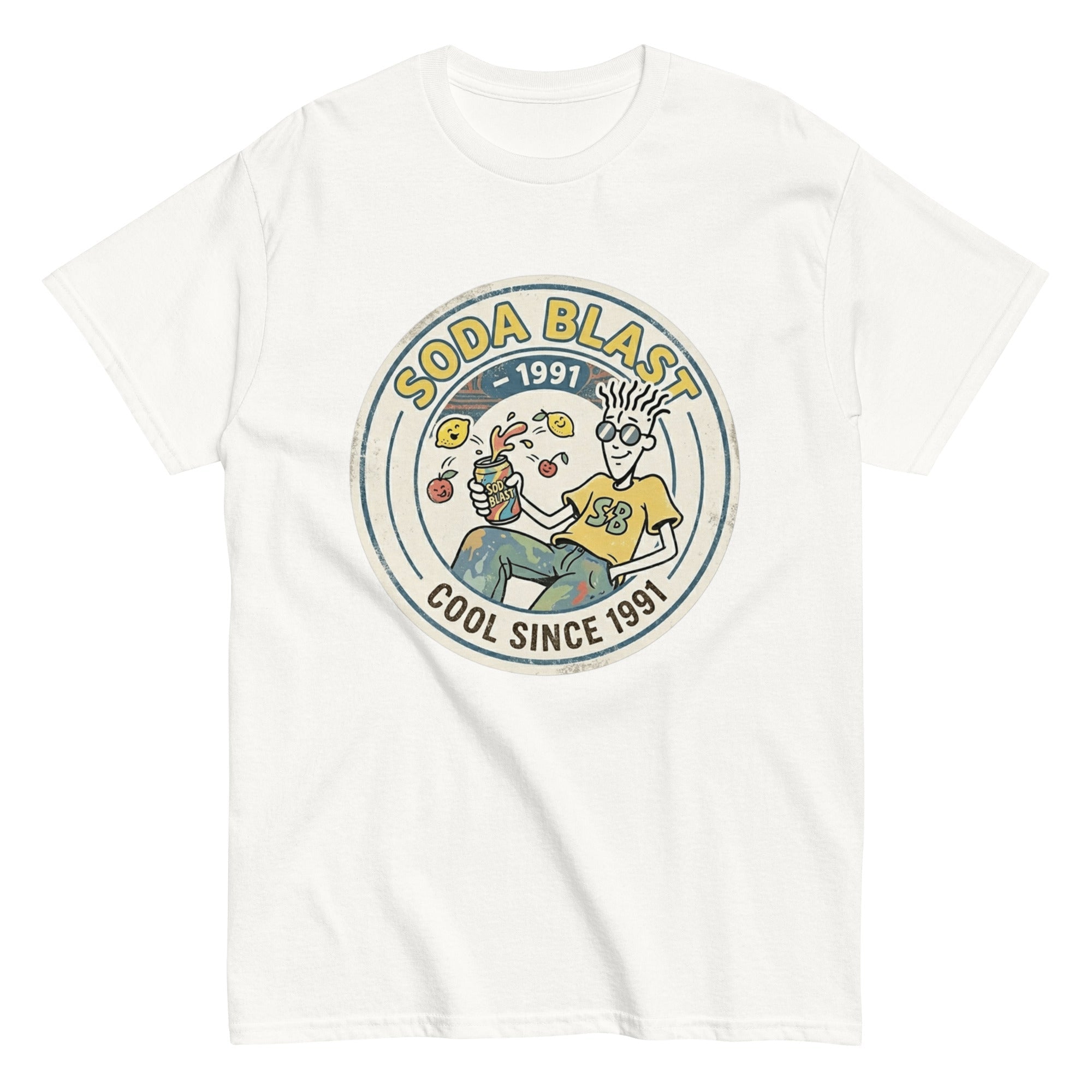 T-shirt Vintage Soda Blast 1991 – Cool Since 1991 - Tshirt Vintage Factory