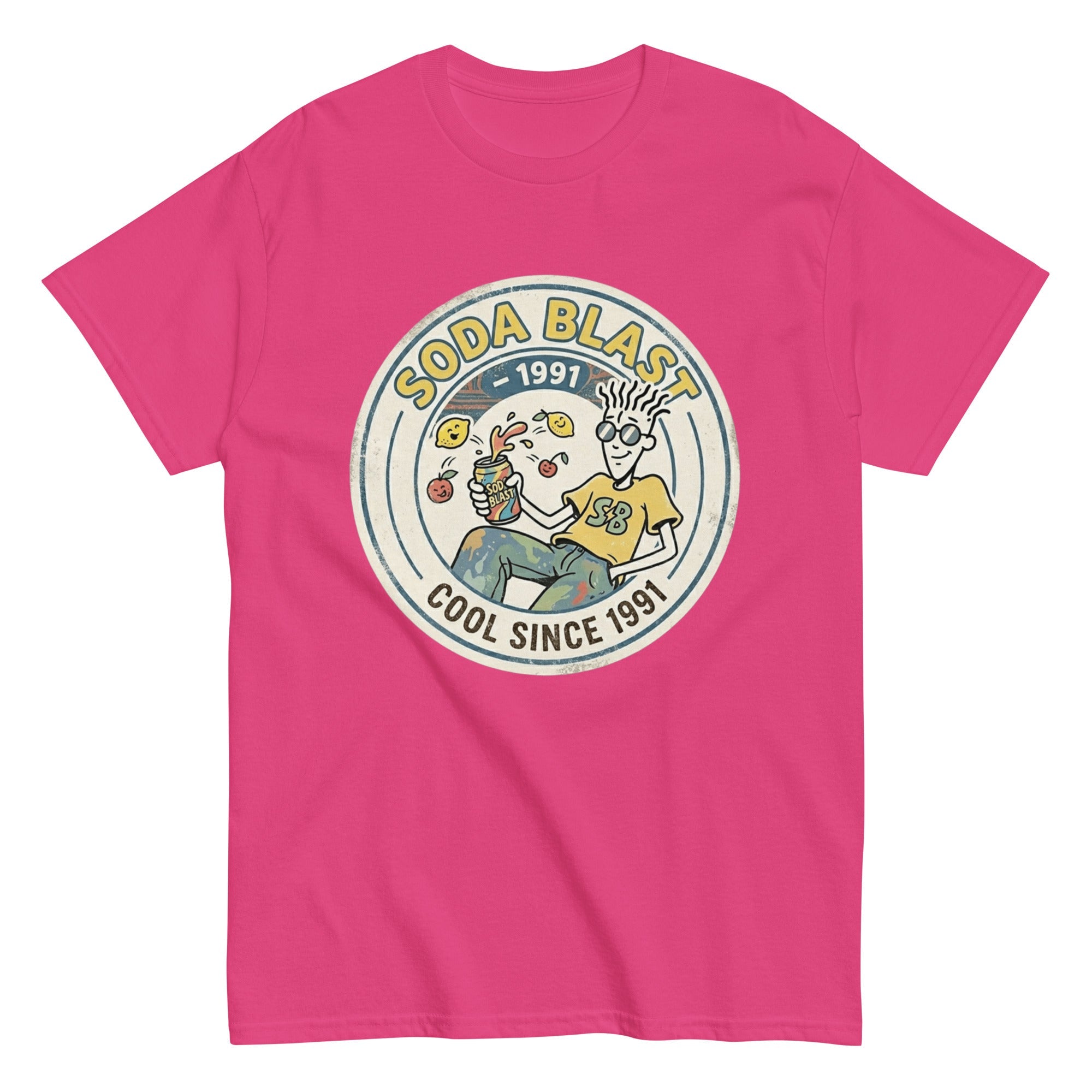 T-shirt Vintage Soda Blast 1991 – Cool Since 1991 - Tshirt Vintage Factory