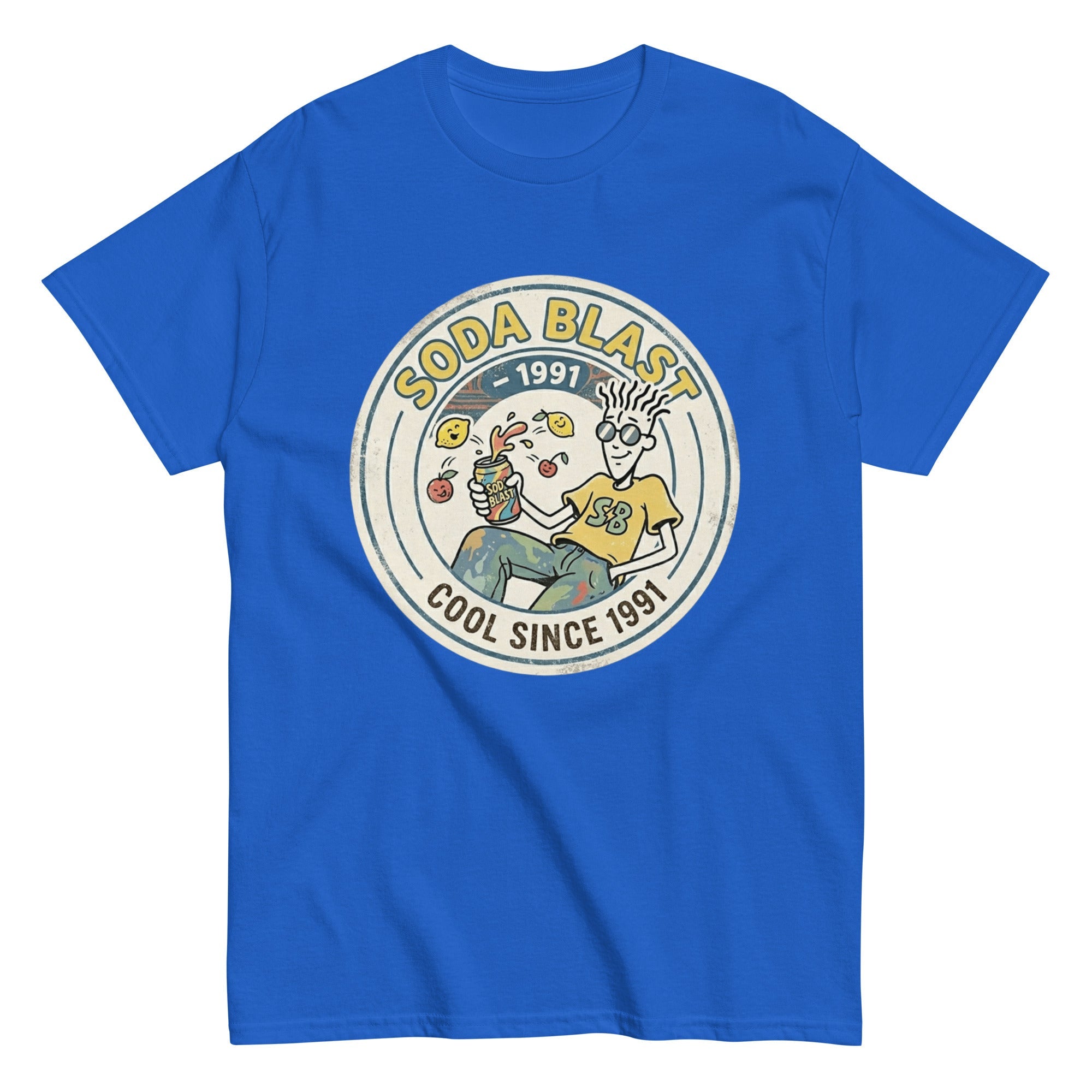 T-shirt Vintage Soda Blast 1991 – Cool Since 1991 - Tshirt Vintage Factory