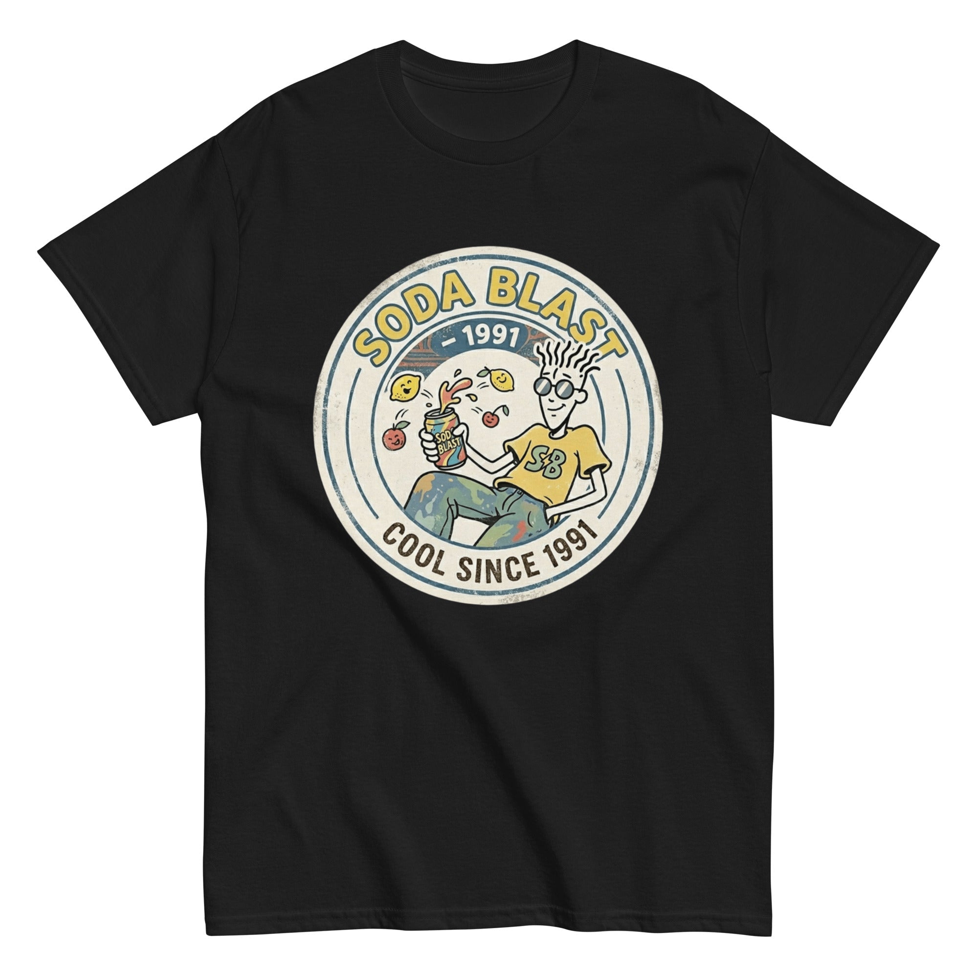 T-shirt Vintage Soda Blast 1991 – Cool Since 1991 - Tshirt Vintage Factory