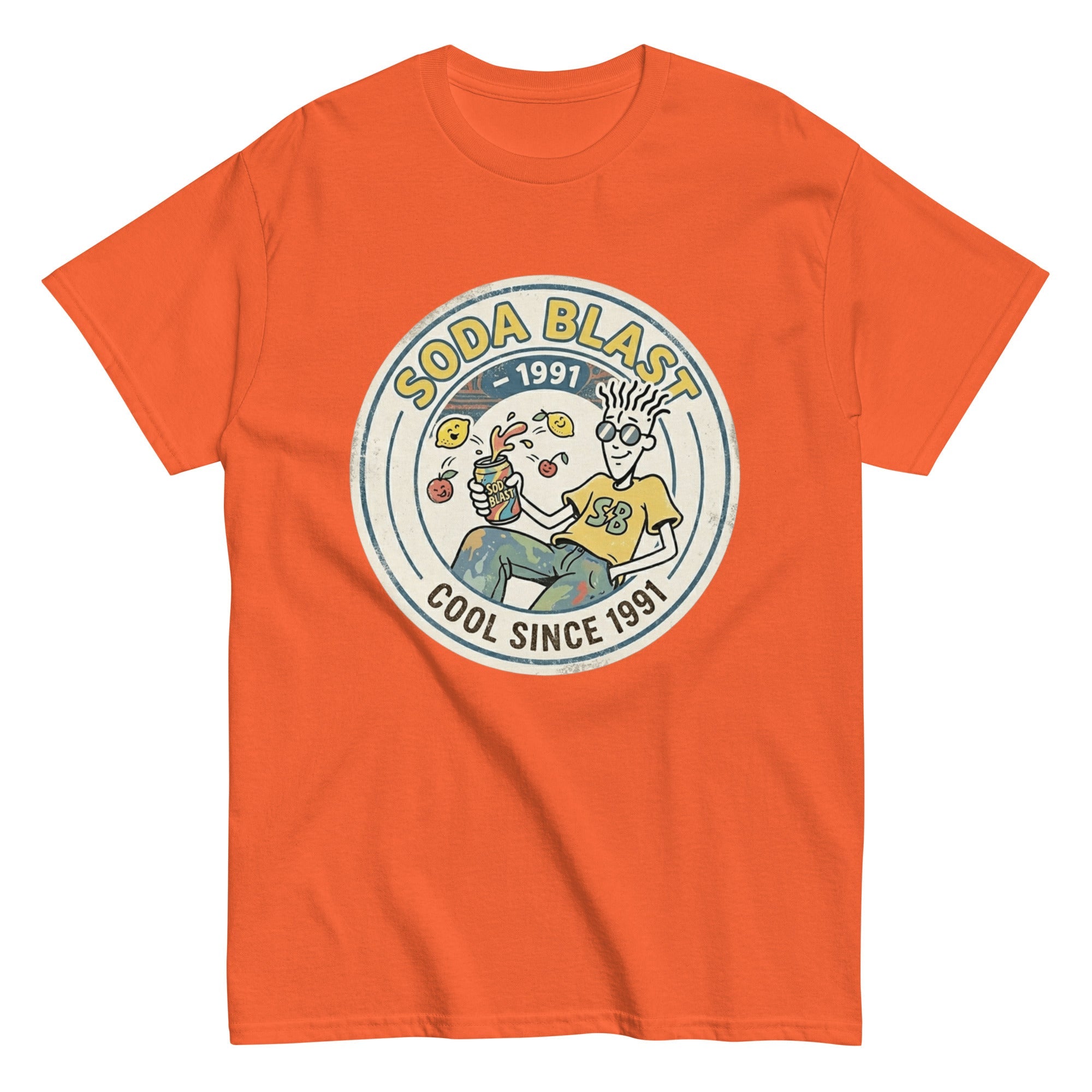 T-shirt Vintage Soda Blast 1991 – Cool Since 1991 - Tshirt Vintage Factory