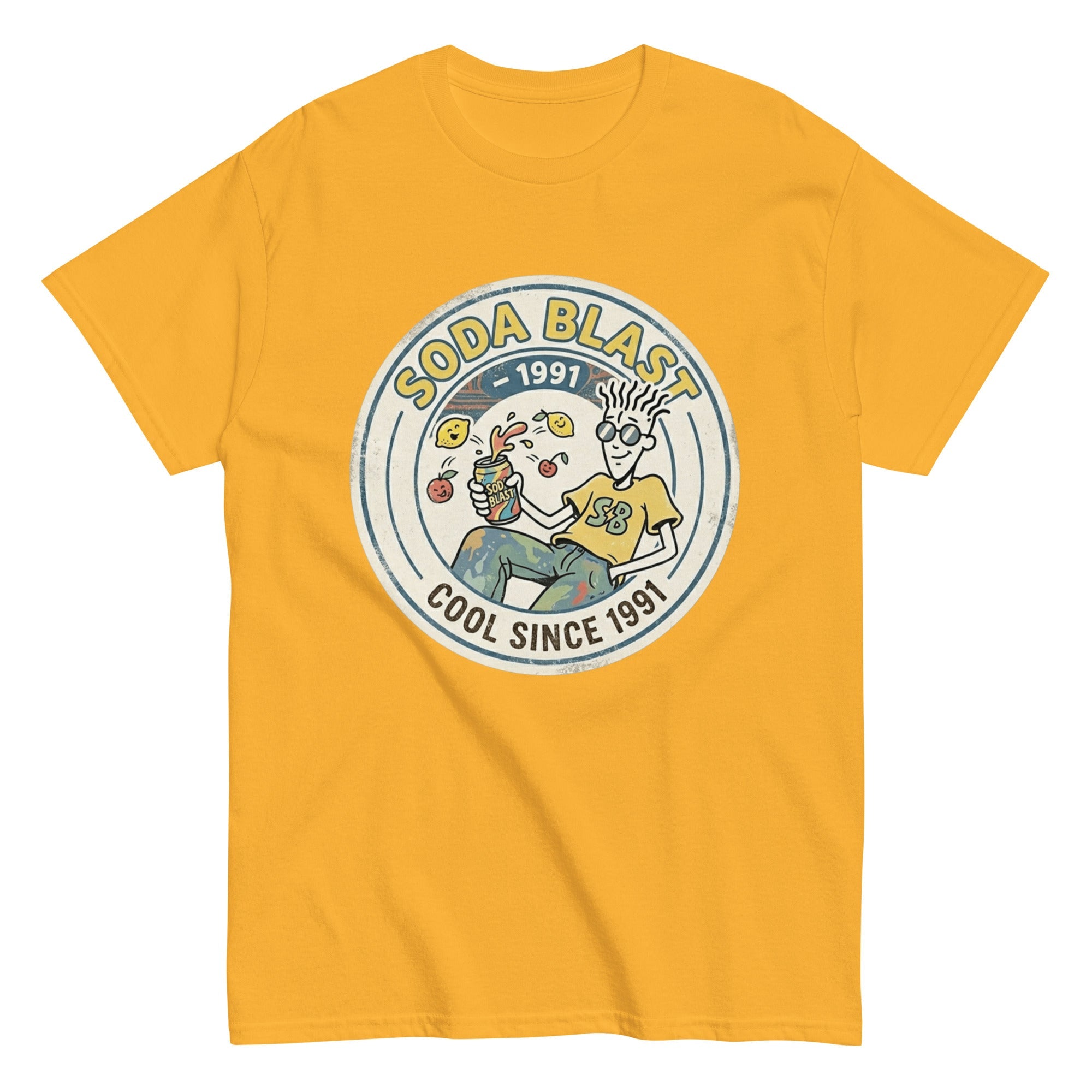 T-shirt Vintage Soda Blast 1991 – Cool Since 1991 - Tshirt Vintage Factory